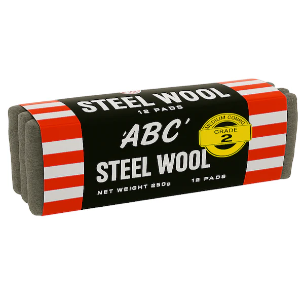 ABC Steel Wool 250g 12 Sleeves Grade 2 to 0000 - Image 4