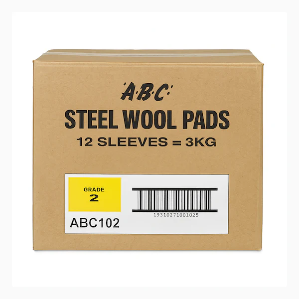 ABC Steel Wool 250g 12 Sleeves Grade 2 to 0000 - Image 8