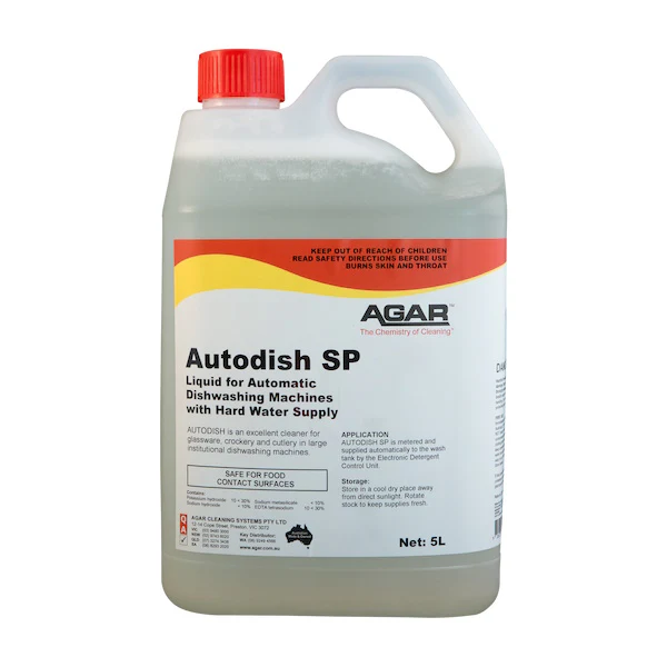 Agar Autodish SP Hard Water Commercial Dishwasher Detergent - Image 2