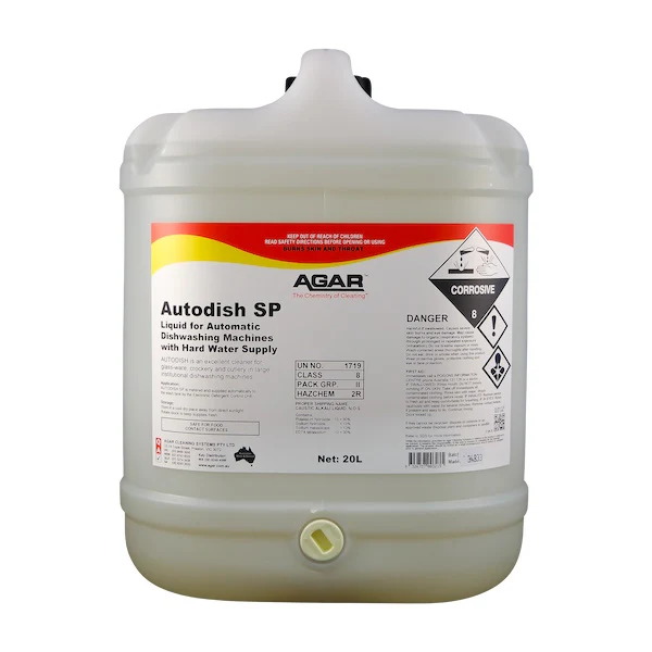 Agar Autodish SP Hard Water Commercial Dishwasher Detergent - Image 4