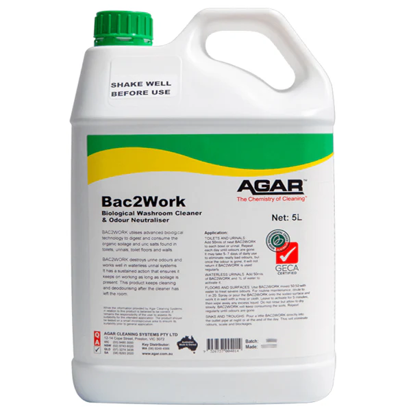 Agar Bac2Work Biological Bathroom Cleaner - Image 4