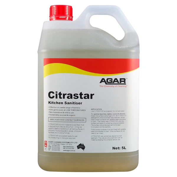 Agar Citrastar Kitchen Food Safe Sanitiser for Freezers or Cool Rooms - Image 3
