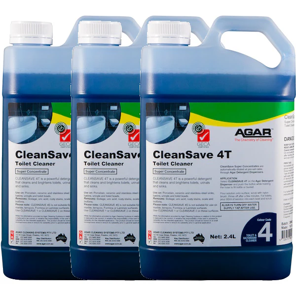 Agar CleanSave 4T Toilet Cleaner Concentrated 2.4Lt - Image 2