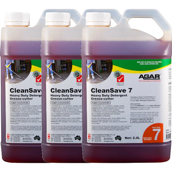 Agar CleanSave 7 Grease Cutting Detergent |  Citrus Fragrance 2.4Lt - Image 2