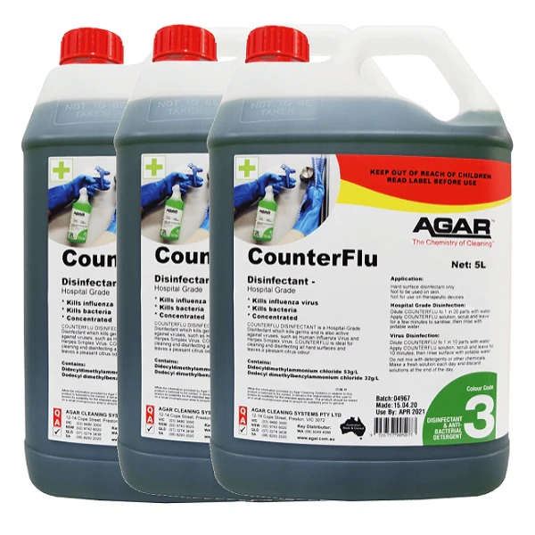 Agar Counter Flu Concentrated Hospital Grade Disinfectant | Citrus Fragrance - Image 5