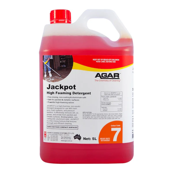 Agar Jackpot High Foam Degreaser for Foaming Gun and Pressure Washer - Image 2