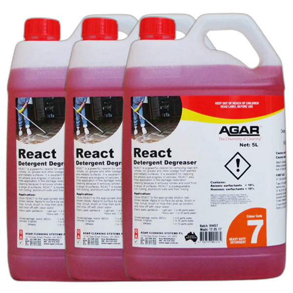 Agar React Degreaser for Smoke or Fire Restoration and Road Dirt - Image 4