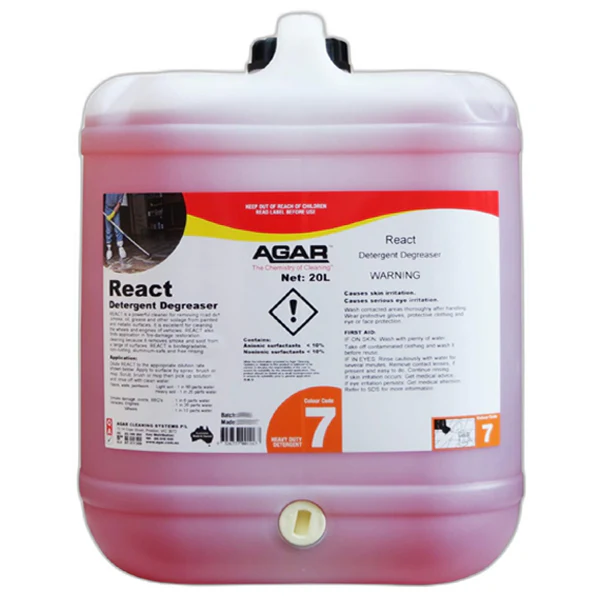 Agar React Degreaser for Smoke or Fire Restoration and Road Dirt - Image 5