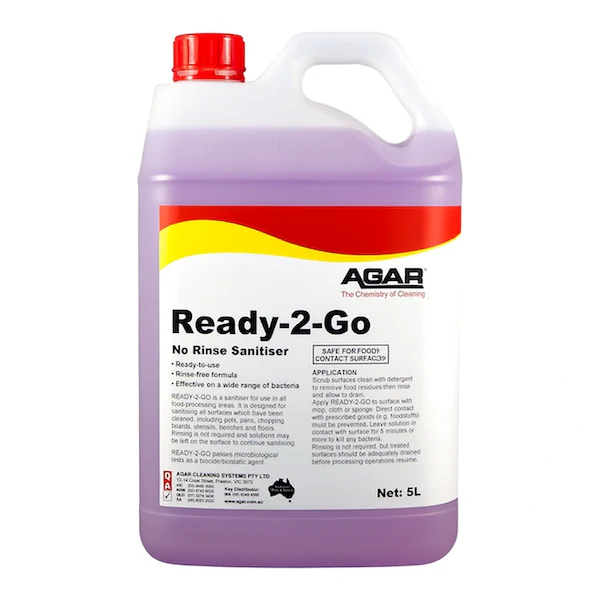 Agar Ready 2 Go No Rinsing Food Grade Sanitiser - Image 3