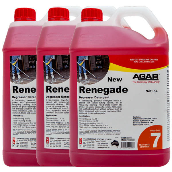 Agar Renegade Degreaser Detergent for Mud, Oil Films and Grease - Image 4