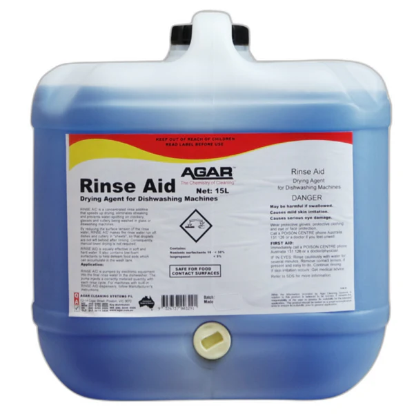 Agar Rinse Aid Spot Free Drying Agent For Commercial Dishwashing Machine - Image 3