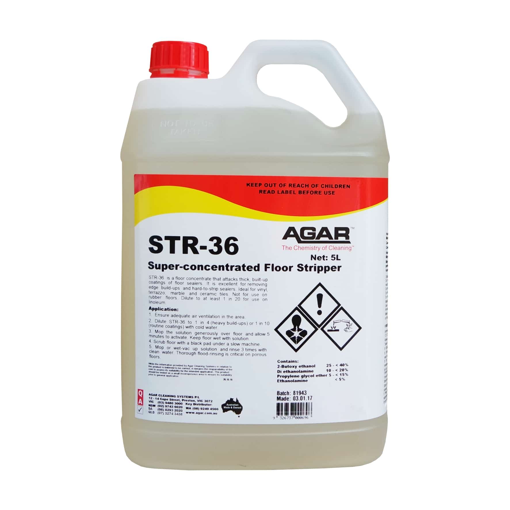 Agar STR-36 - Floor Stripper - Image 2