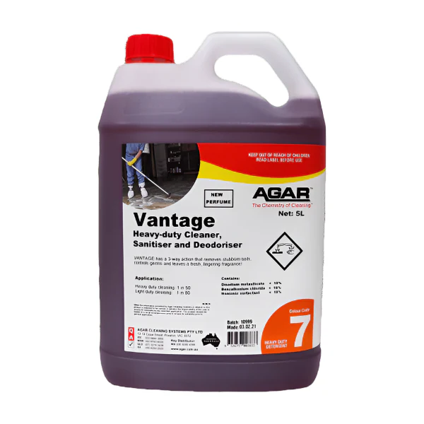Agar Vantage 3 in 1 Cleaner | Detergent, Sanitiser and Deodoriser - Image 3