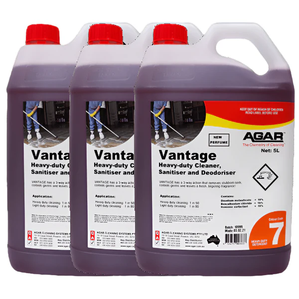 Agar Vantage 3 in 1 Cleaner | Detergent, Sanitiser and Deodoriser - Image 4