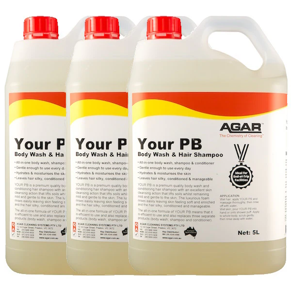 Agar Your PB Premium Body Wash and Conditioning Hair Shampoo - Image 3
