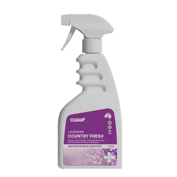 Clean Plus Country Fresh Lavender Air Freshener and Sanitiser - Image 2