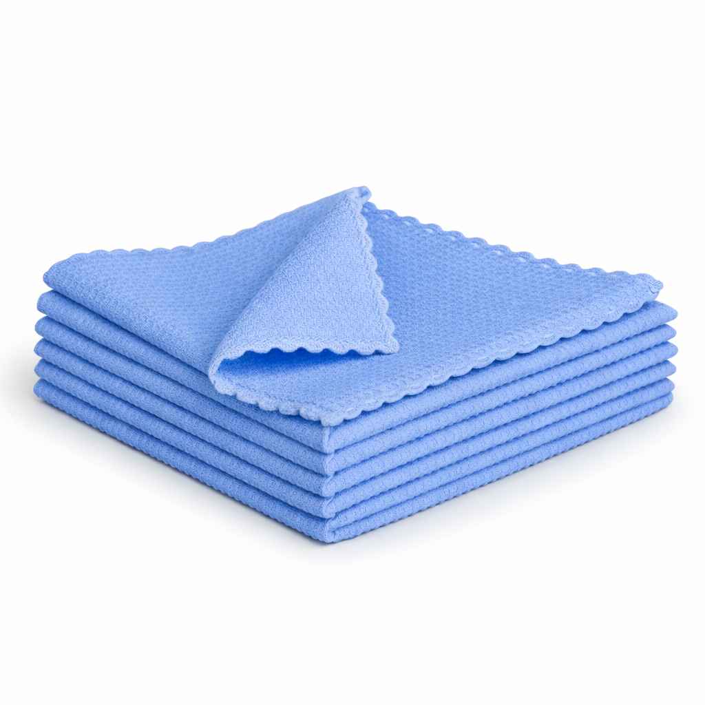Crystalwhite Lint Free Glass Cleaning Cloth 40x40cm - Image 4