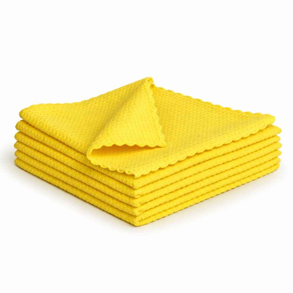 Crystalwhite Lint Free Glass Cleaning Cloth 40x40cm - Image 5