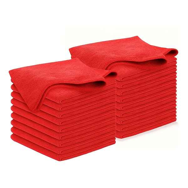 Crystalwhite Microfibre Cloth | Blue Red Green Yellow [20 Cloths] - Image 2
