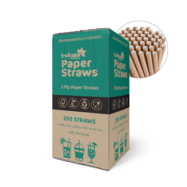 Envirostar Paper Straws Premium 3 Ply Black - Image 10