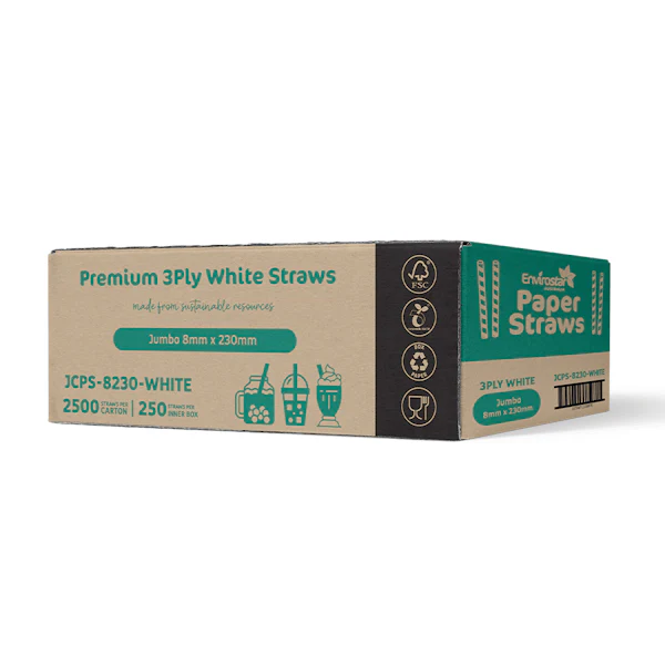Envirostar Paper Straws Premium 3 Ply Black - Image 19