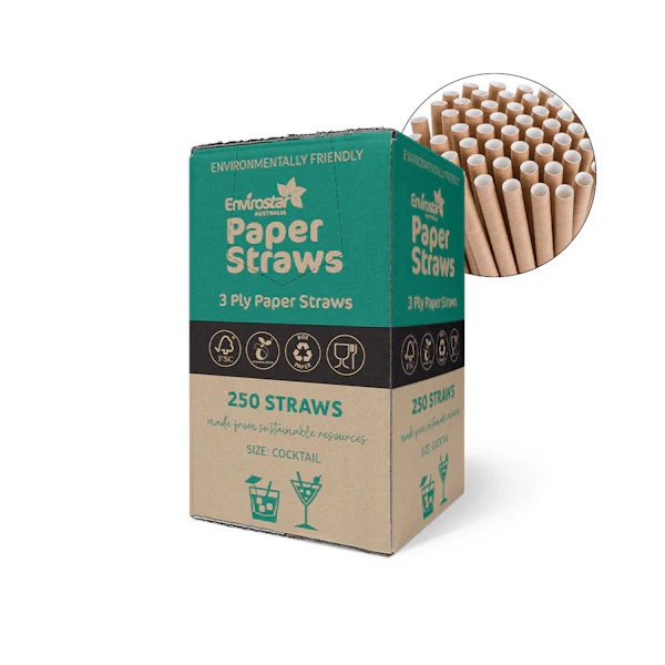 Envirostar Paper Straws Premium 3 Ply Black - Image 4