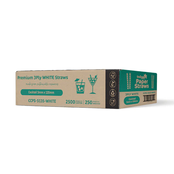 Envirostar Paper Straws Premium 3 Ply Black - Image 5