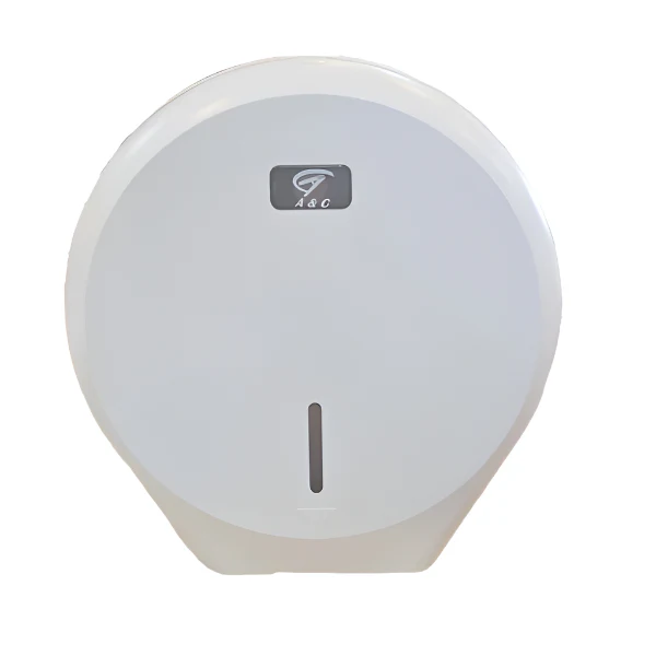 Gentility Single Jumbo Toilet Roll Dispenser Black or White - Image 3