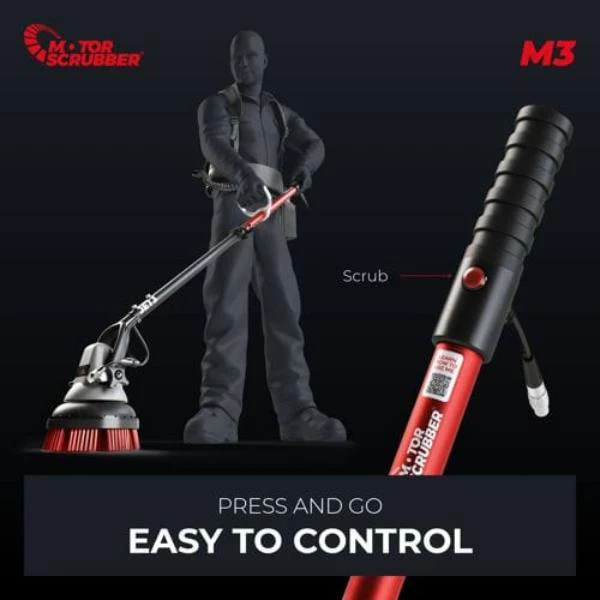 M3 MotorScrubber Cordless Powerful, Lightweight Floor Scrubber - Image 12