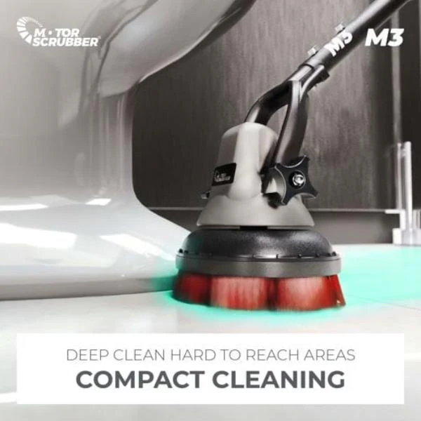 M3 MotorScrubber Cordless Powerful, Lightweight Floor Scrubber - Image 4