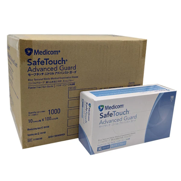 Medicom SafeTouch Nitrile Disposable Gloves | Blue and Powder Free - Image 8