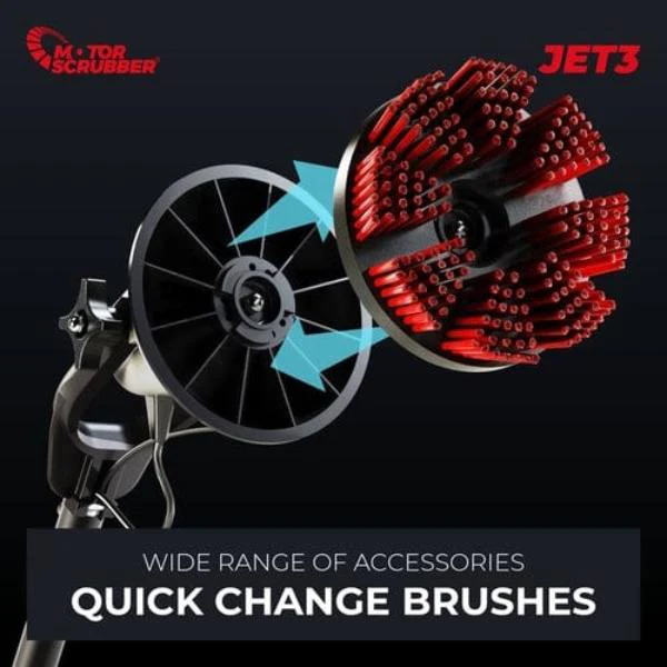 MotorScrubber Jet3 Cordless Long Handle Floor Scrubber - Image 13