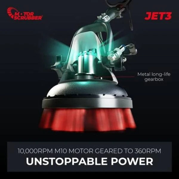 MotorScrubber Jet3 Cordless Long Handle Floor Scrubber - Image 16