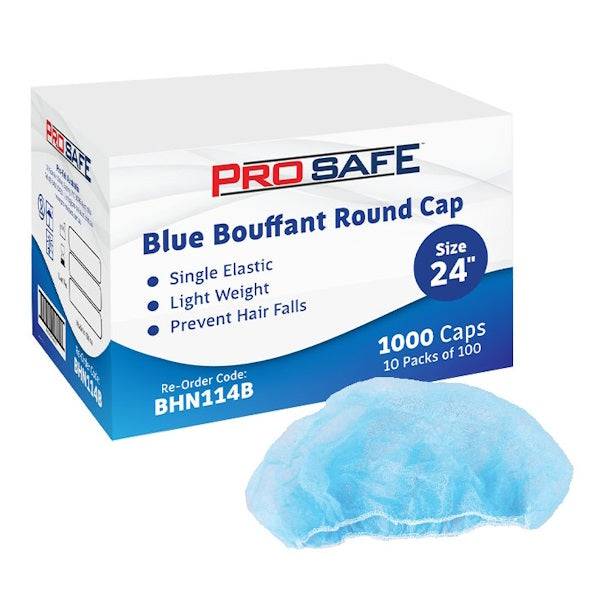 ProSafe Mob Round Cap Hair Net 21 or 24 Inches 1000 Caps - Image 8