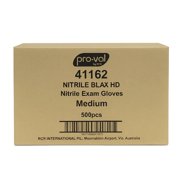 ProVal Premium Heavy Duty Black Nitrile Glove - Image 4