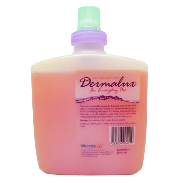 Whiteley Dermalux Hand & Body Soap Peach Apricot | Everyday Use - Image 2
