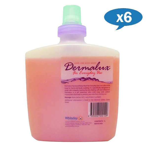 Whiteley Dermalux Hand & Body Soap Peach Apricot | Everyday Use - Image 4