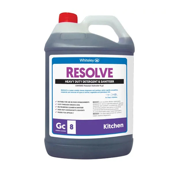 Whiteley Resolve Heavy Duty Detergent and Sanitiser - Image 3