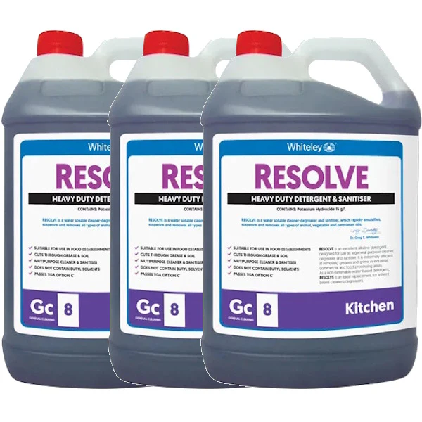 Whiteley Resolve Heavy Duty Detergent and Sanitiser - Image 4