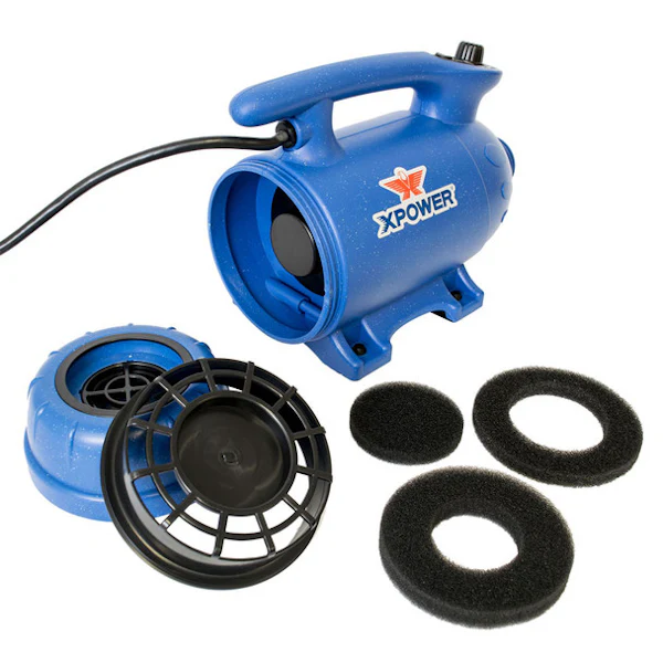 XPOWER 2500 Watt Super Tub Pro Dual Motor Force Pet Dryer - Image 5